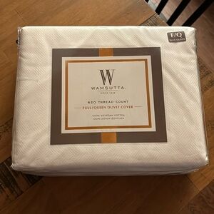 Wamsutta 620 Thread Count Full/Queen Duvet Cover